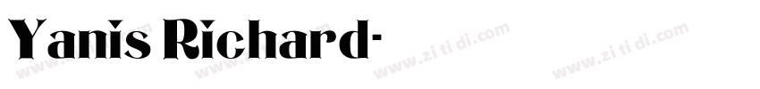 Yanis Richard字体转换
